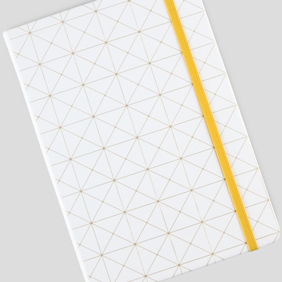 A5 GEOMETRY GOLDEN BLOCKING COVER(COLLEGE RULED) - Picture 3 of 6